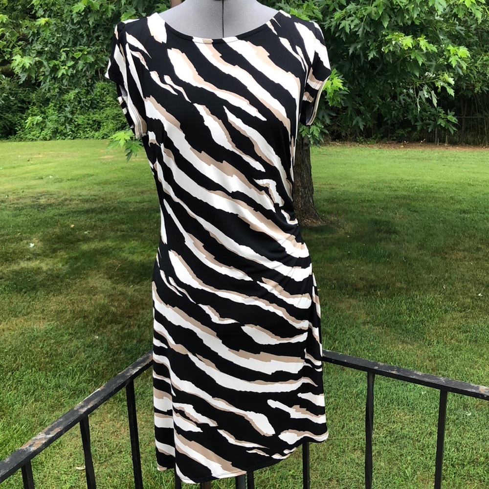 Laundry by Shelli Segal animal print dress EUC